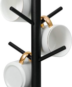 MyLifeUNIT Mug Holder Tree. Coffee Cup Holder with 6 Hooks (Black) | MyLifeUNIT. Mug Holder Tree. Coffee Cup Holder. 6 Hooks. Black
